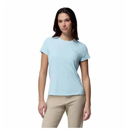 Camiseta de mujer Columbia Zero Rules™ Light SS Crew azul claro Marine Light