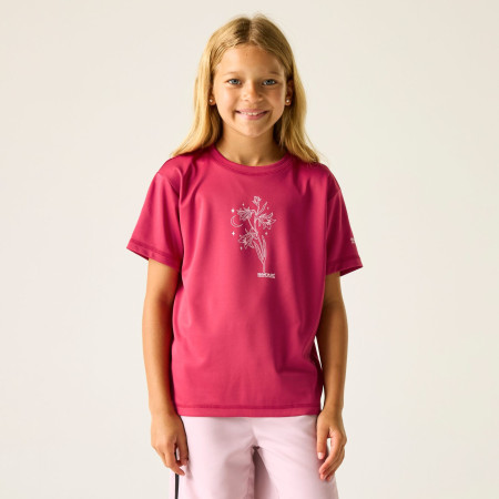 Camiseta para niños Regatta Aria Deep Pink