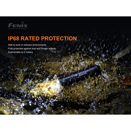 Linterna Fenix E01 V2.0 black