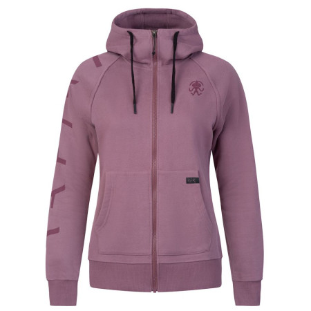 Sudadera de mujer Rafiki Nuria Zip violeta grape shake