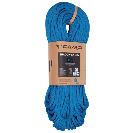 Cuerda de escalada Camp Shadow 9.4 Dry - 70m azul Blue