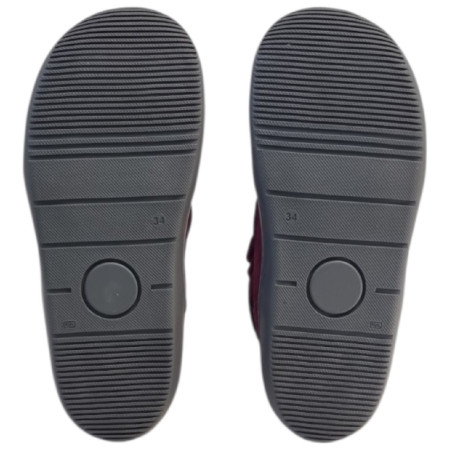 Calzado barefoot niño beBare 3555TY Bordeaux