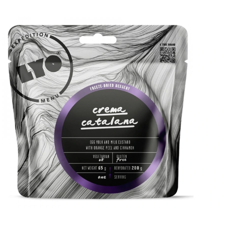 Postre Lyo food Crema Catalana