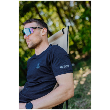 Camiseta de hombre Zulu Merino Fire 160 Short Comfy