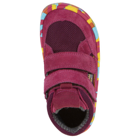 Zapatos barefoot para niños para todo el año Froddo Barefoot Tex Fun Autumn Fuxia