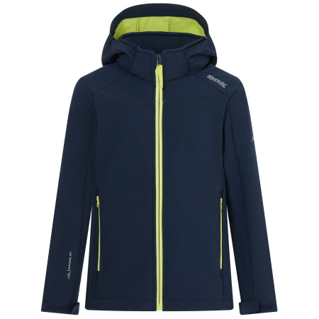 Chaqueta softshell para niños Regatta Haydenbury Navy (Wild Lime) azul/verde Navy (Wild Lime)