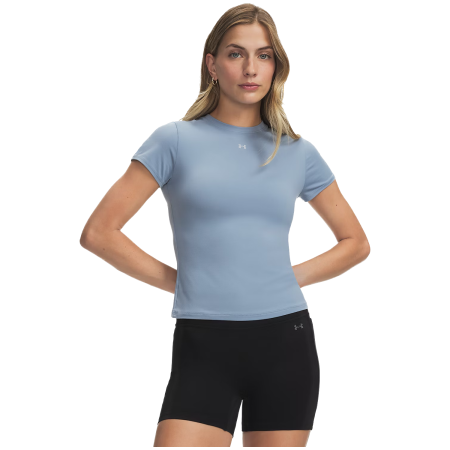 Camiseta de mujer Under Armour Motion Fitted SS azul