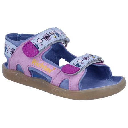 Sandalias para niños Richter Lucky Cameo/Pink/Flieder azul/rosa cameo/pink/flieder
