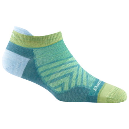 Calcetines de mujer Darn Tough Run No Show Tab Ultra-Lightweight verde aqua