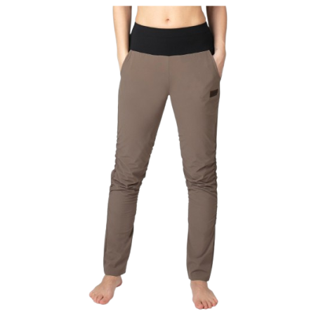 Pantalones de mujer Drexiss Coffee marrón