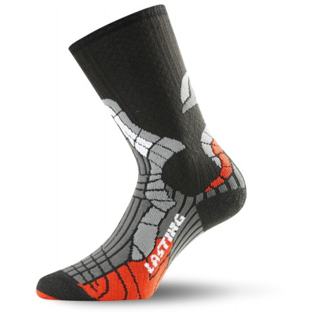 Calcetines Lasting SCI negro/rojo Black