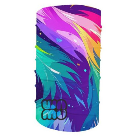 Cuello multiuso para niños WAMU Dark Purple mix1 MULTICOLORED
