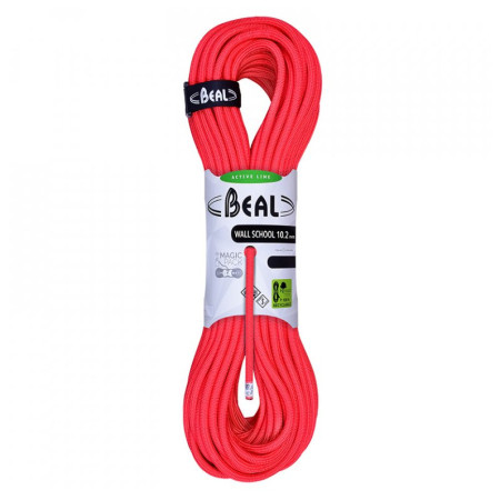 Cuerda de escalada Beal Wall School 10,2 mm (30 m) rojo red
