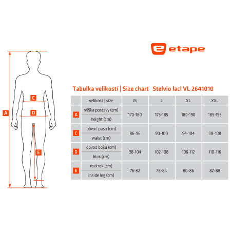 Pantalones de hombre Etape Stelvio Lacl Vl