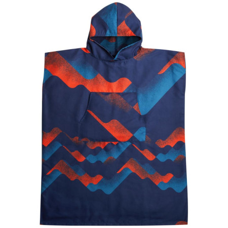 Poncho PackTowl Changing Poncho azul oscuro Riso Wave