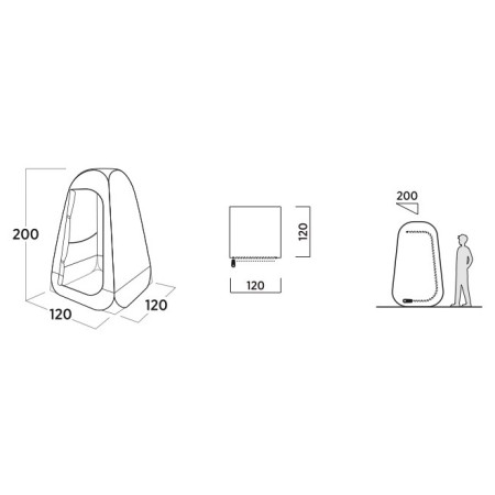 Extensión de carpa Easy Camp Vik Utility Tent
