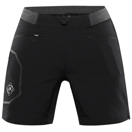 Pantalones cortos de mujer Alpine Pro Zamba negro/blanco black