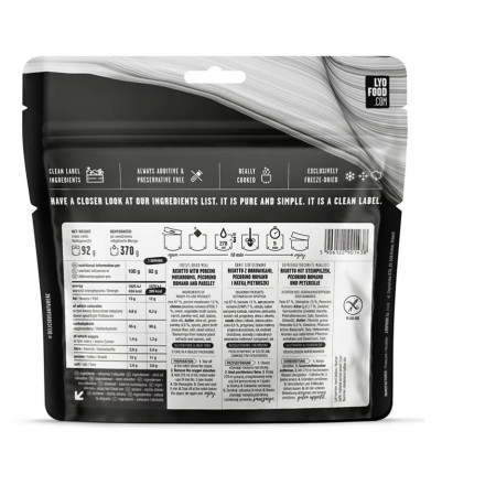 Comida deshidratada Lyo food Porcini Risotto