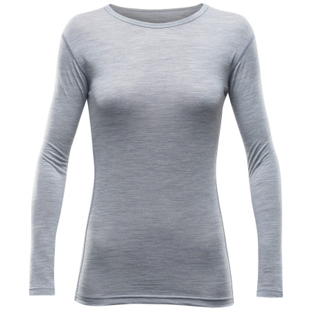 Camiseta de mujer Devold Breeze Woman Shirt gris Grey melange
