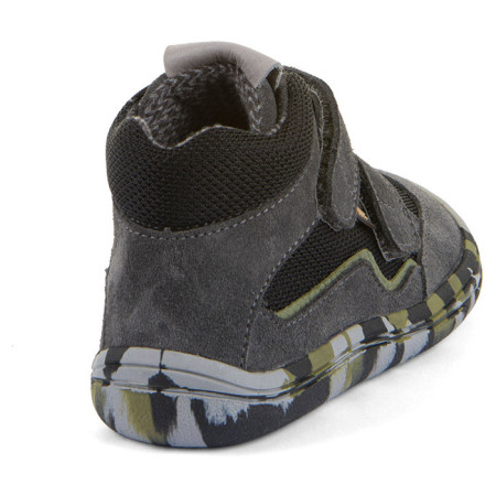 Zapatos barefoot para niños para todo el año Froddo Barefoot Tex Fun Autumn Grey/Black