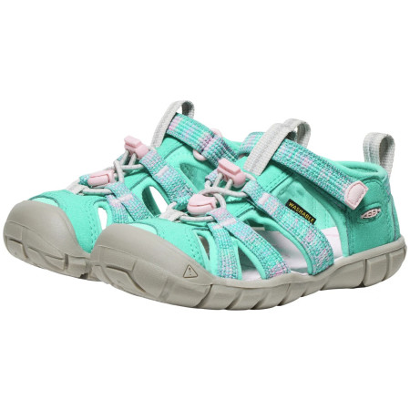 Sandalias para niños Keen Seacamp II Cnx Children Bright Aqua/Giggle Pink