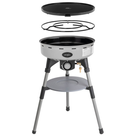 Barbacoa de gas Brunner Devil BBQruiser HT Classic Grid 30 plata