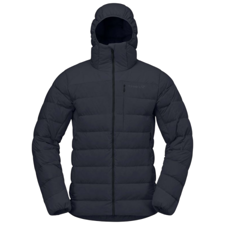 Chaqueta de plumón para hombre Norrona femund down700 Zip Hood negro Caviar Black