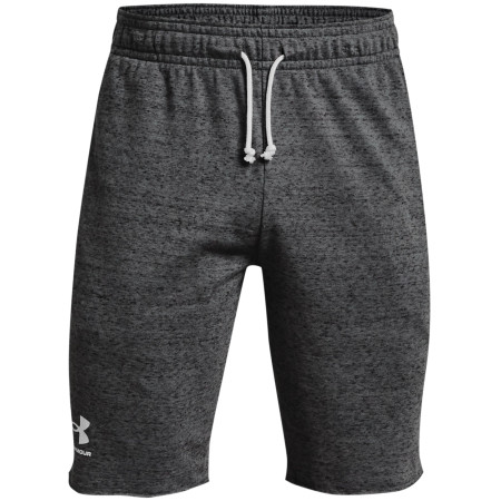 Pantalones cortos de hombre Under Armour Rival Terry Short gris Pitch Gray Full Heather / / Onyx White