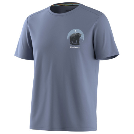Camiseta funcional de hombre Smartwool Men's Lunar Bear Active Short Sleeve Graphic Tee azul oscuro NIGHTFALL BLUE