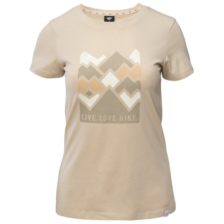 Camiseta de mujer Hi-Tec Lady Aldys beige PEYOTE