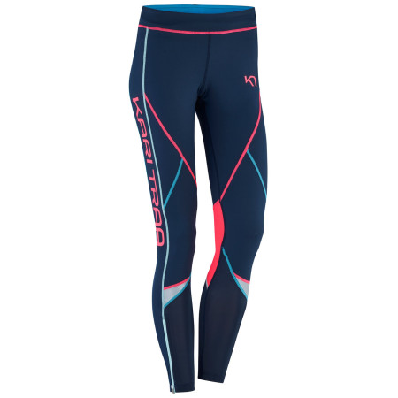 Mallas de mujer Kari Traa Louise Tights 2022 azul oscuro Mari