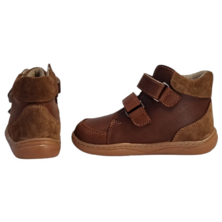 Calzado barefoot niño beBare 3602SA Tan