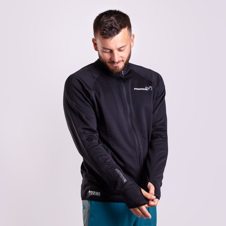 Sudadera funcional de hombre Progress Torez Merino