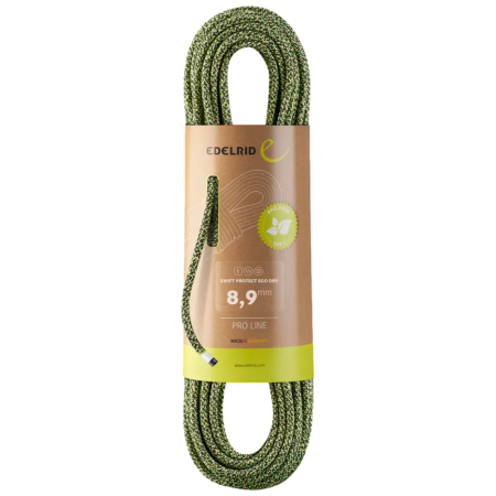 Cuerda Edelrid Swift Protect Eco Dry 8,9mm verde 022 night-green