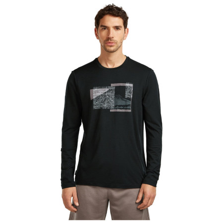 Camiseta de hombre Icebreaker Men Merino 150 Tech Lite LS Tee Peak Balance
