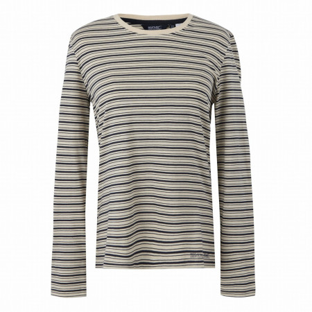 Camiseta de mujer Regatta Federica azul/blanco LightVn/Nvy