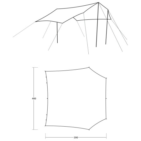Extensión de carpa Outwell Louisiana Tarp TC