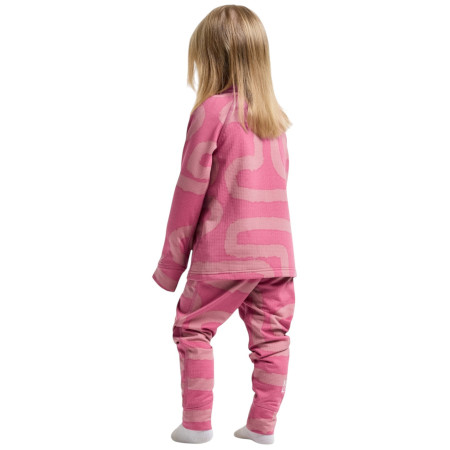 Ropa interior funcional para niños Didriksons Jadis Kids Pr Set 5 Path Heather Pink