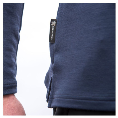 Camiseta funcional de hombre Sensor Merino Blend Typo deep blue