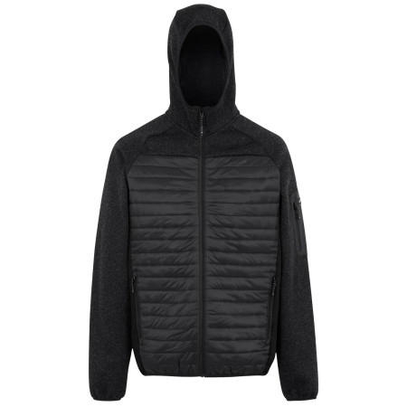 Chaqueta de hombre Regatta Newhill Hybrid gris Ash/Black