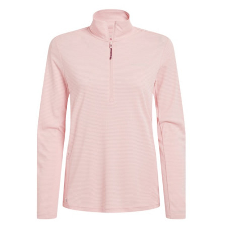 Camiseta de mujer Craghoppers NosiLife SolarShield+ Half Zip Top beige Sherbert