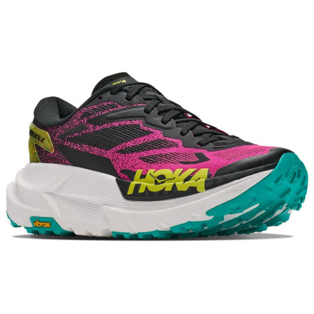 Zapatillas de carrera para mujer Hoka Mafate X negro/rosa Black / Neon Dragonfruit