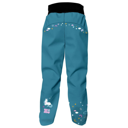 Pantalones softshell para niños WAMU Jednorožci