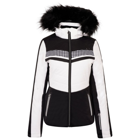 Chaqueta de mujer Dare 2b Dynamite Jacket blanco/negro White/Black