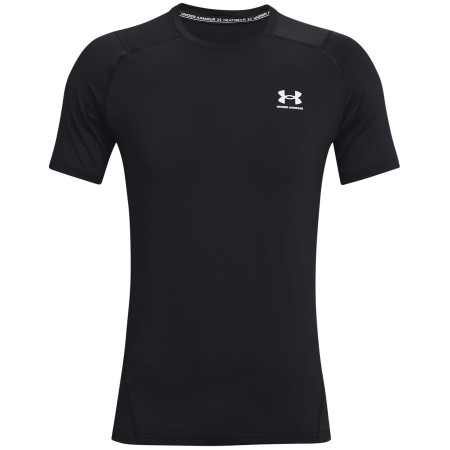 Camiseta de hombre Under Armour HG Armour Fitted SS negro Black//White