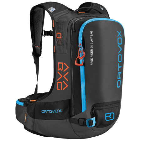Mochila antiavalancha Ortovox Free Rider 20 S Avabag Kit negro BlackAnthracite