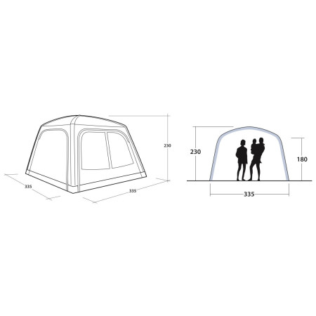 Tienda de campaña Outwell Vail Air Shelter
