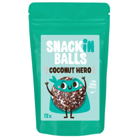 Alimentación deportiva SNACKin BALLS Coconut Hero 156 g
