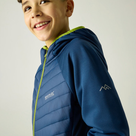 Chaqueta para niños Regatta Junior Andreson Hybrid Aviator Blue