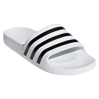 Pantuflas Adidas Adilette Aqua blanco white